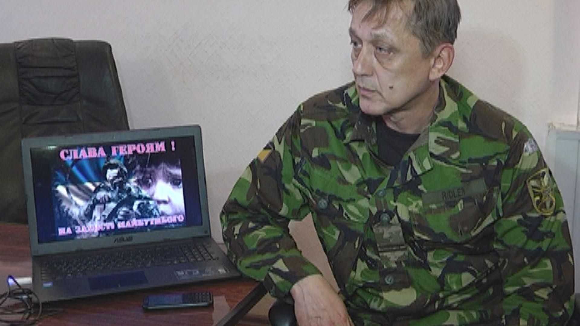 Харьковский художник сочетает войну и искусство Харьковский художник сочетает войну и искусство