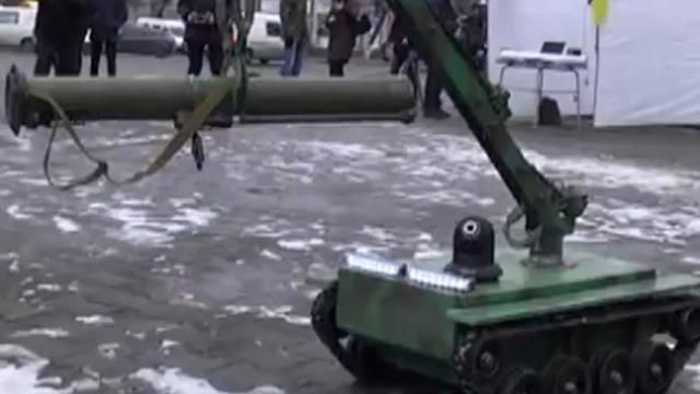 Школьники создали машину-робота для АТО Школьники создали машину-робота для АТО