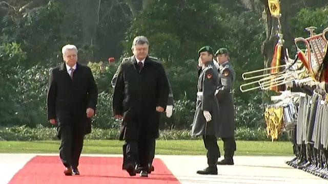 Порошенко с женой находится в Германии с официальным визитом