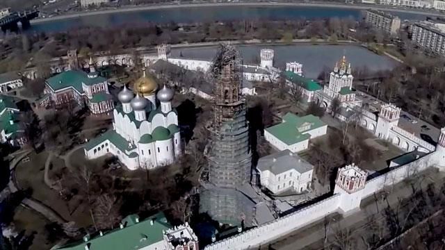 Як виглядає дзвіниця Новодівичого монастиря після пожежі