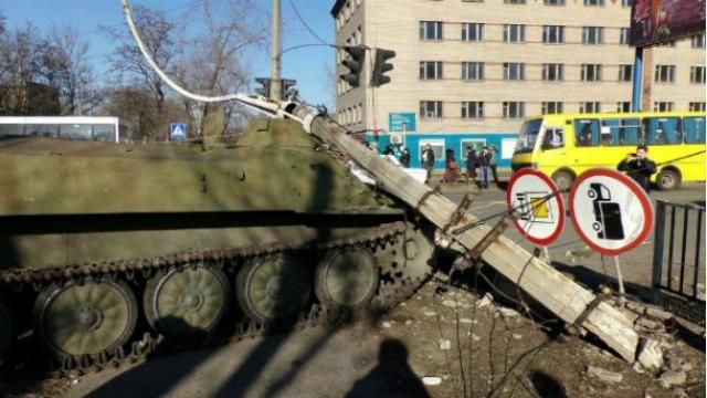 Водій БМД був п’яний, — Генштаб про ДТП в Костянтинівці