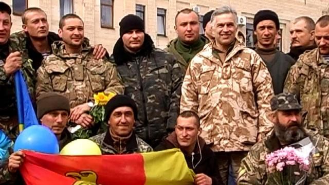 Як у Кіровограді зустрічали демобілізованих бійців Як у Кіровограді зустрічали демобілізованих бійців