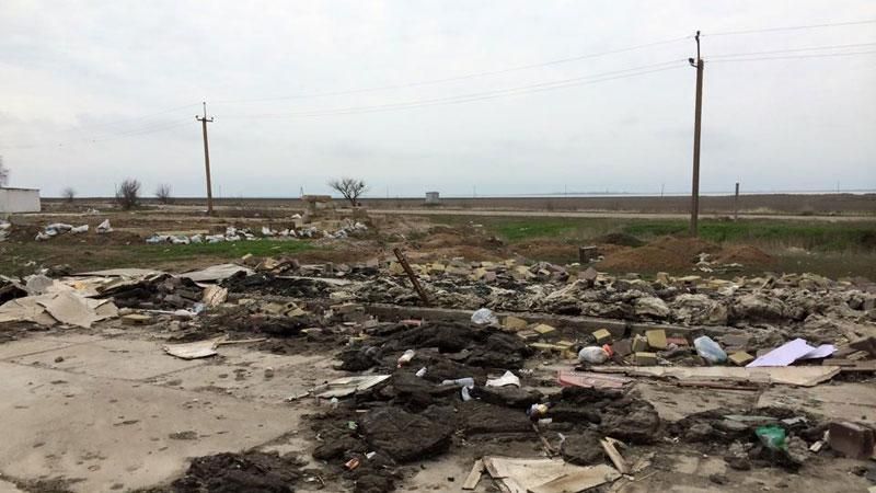 След оккупанта в Херсонской области: развалившийся Чонгар След оккупанта в Херсонской области: развалившийся Чонгар