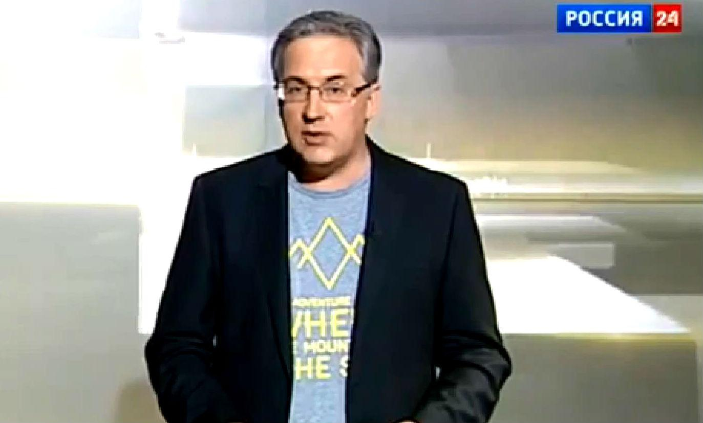 Россия 24 приписывает протесты во Франкфурте украинцам