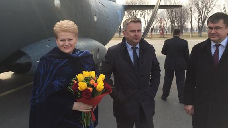 До Києва прибула Грібаускайте До Києва прибула Грібаускайте