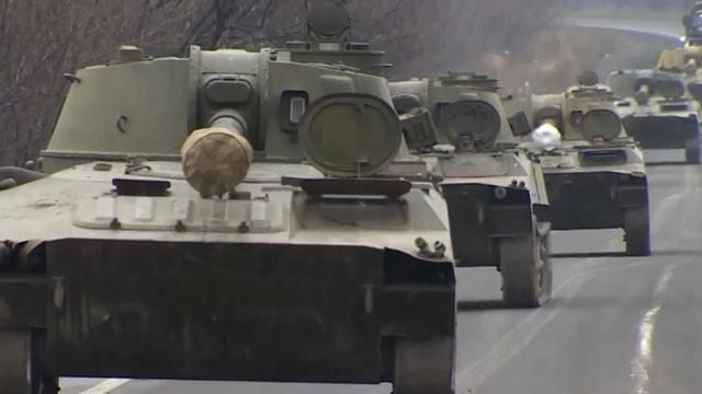 Очередная танковая колонна прибыла в Горловку, — Шкиряк