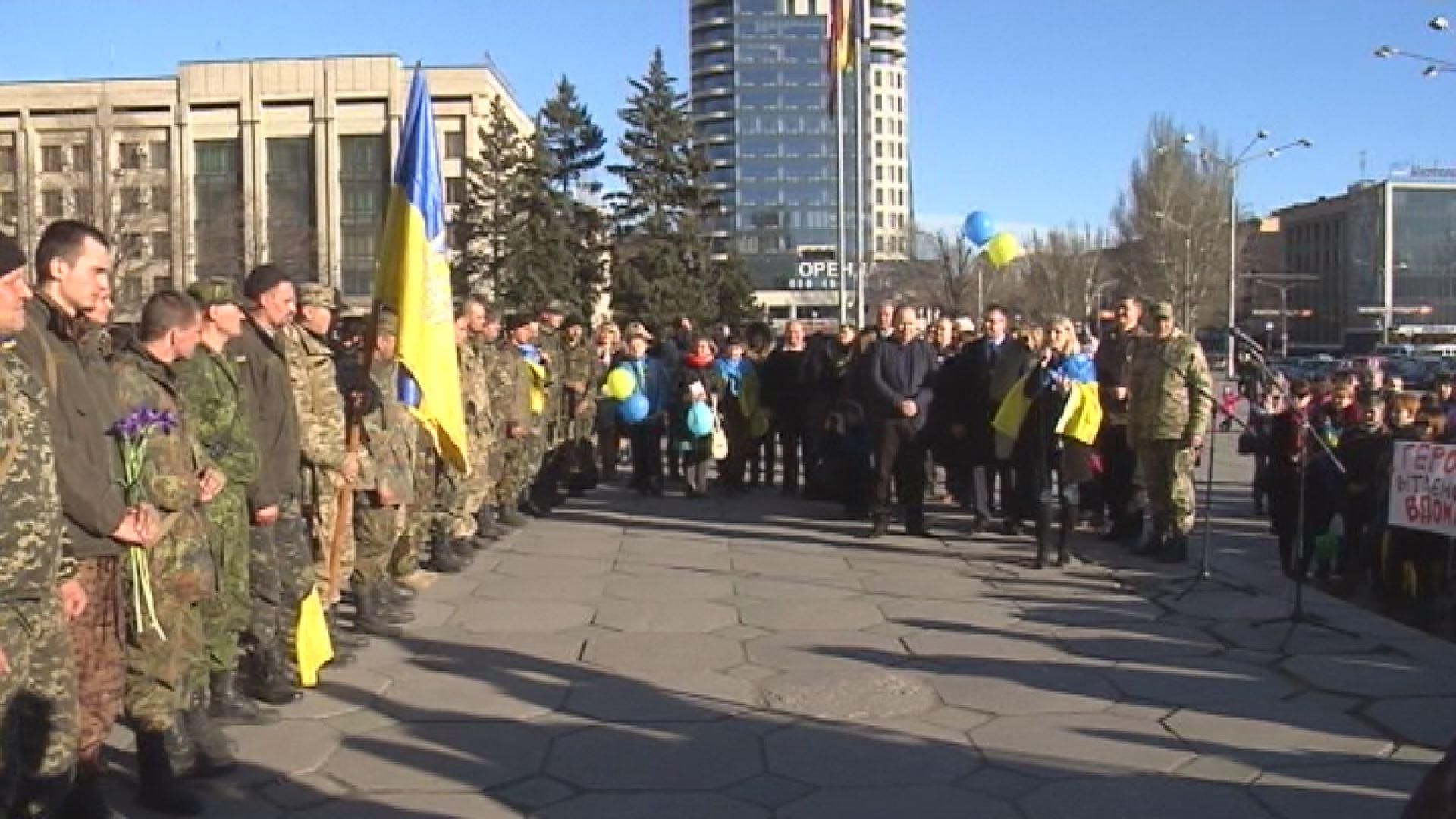 Запорізькі бійці вийшли з зони АТО на демобілізацію