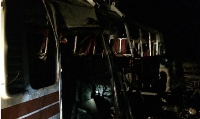 У МВС назвали імена постраждалих від вибуху автобуса під Артемівськом