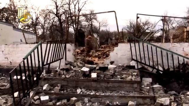 Мінометні обстріли вщент розтрощили кілька будинків Новотошківки