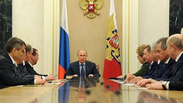 Путін проводить термінову нараду з Радбезом РФ