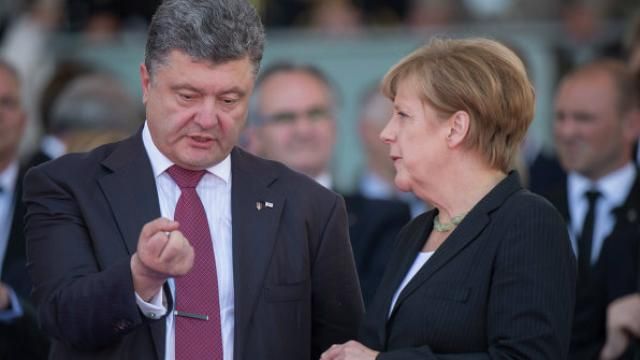 Порошенко і Меркель обговорили ситуацію на Донбасі