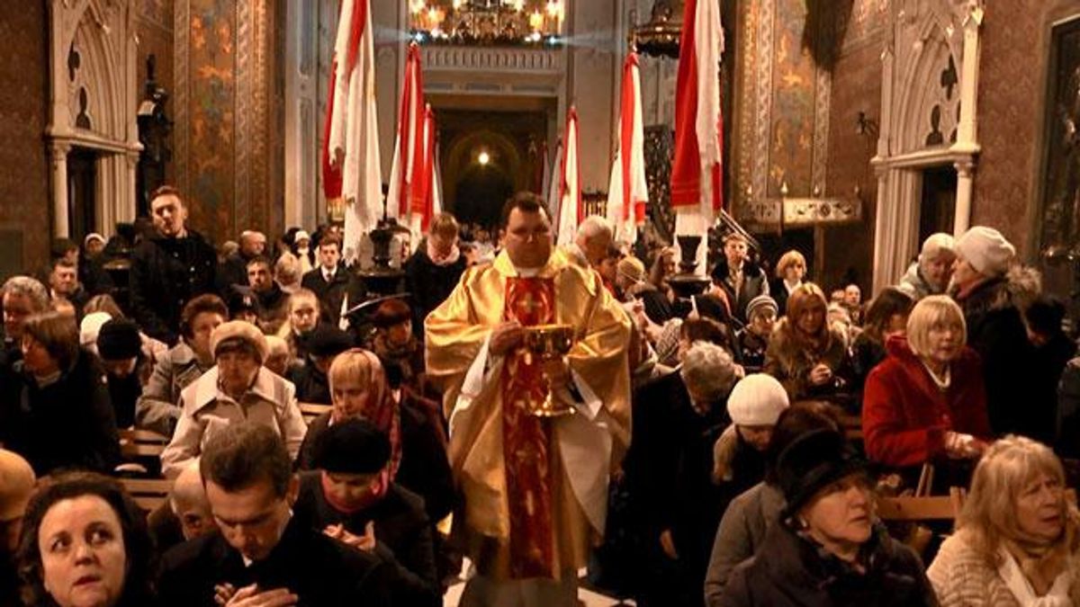 У Латинській катедрі Львова відбулася Великодня служба