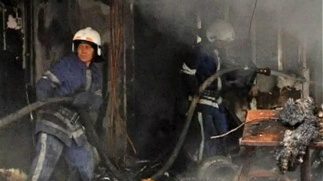 В Одесі горіло кафе В Одесі горіло кафе