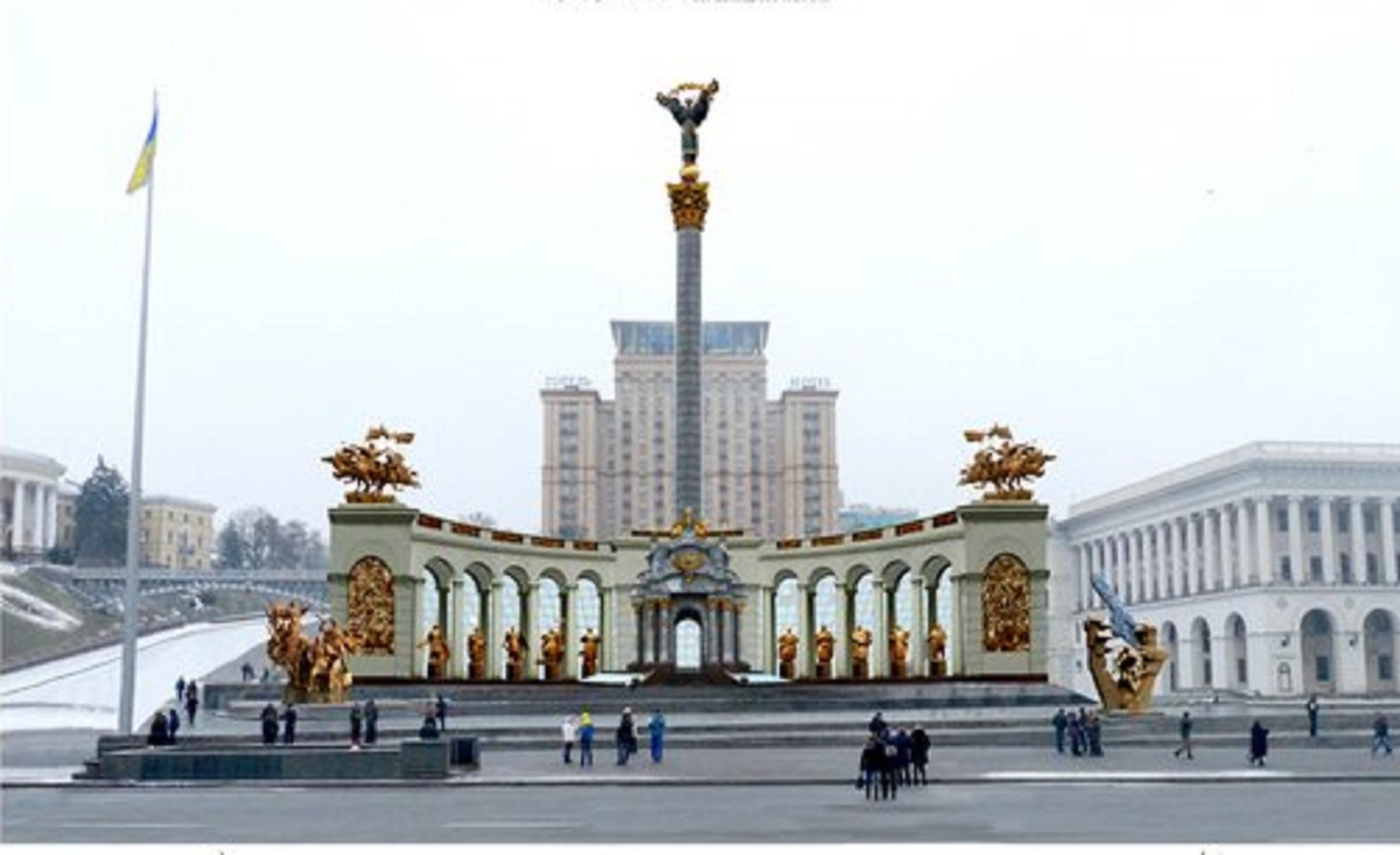 От ангела с крестом до световой инсталляции: каким станет Майдан От ангела с крестом до световой инсталляции: каким станет Майдан