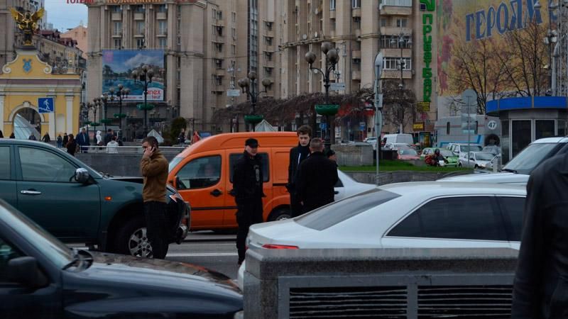 Син Порошенка потрапив у ДТП в центрі Києва