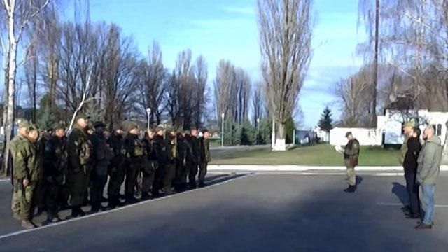 Батальон "Киевщина" поехал на Донбасс