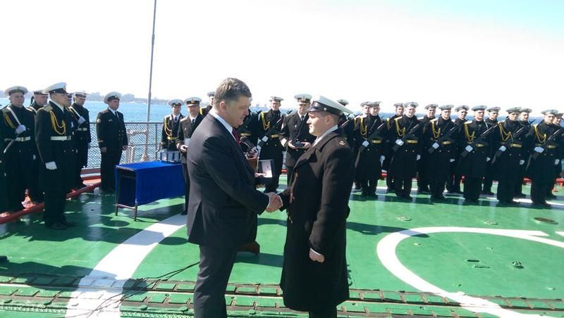 Порошенко: Український флот має бути сумісним з кораблями НАТО
