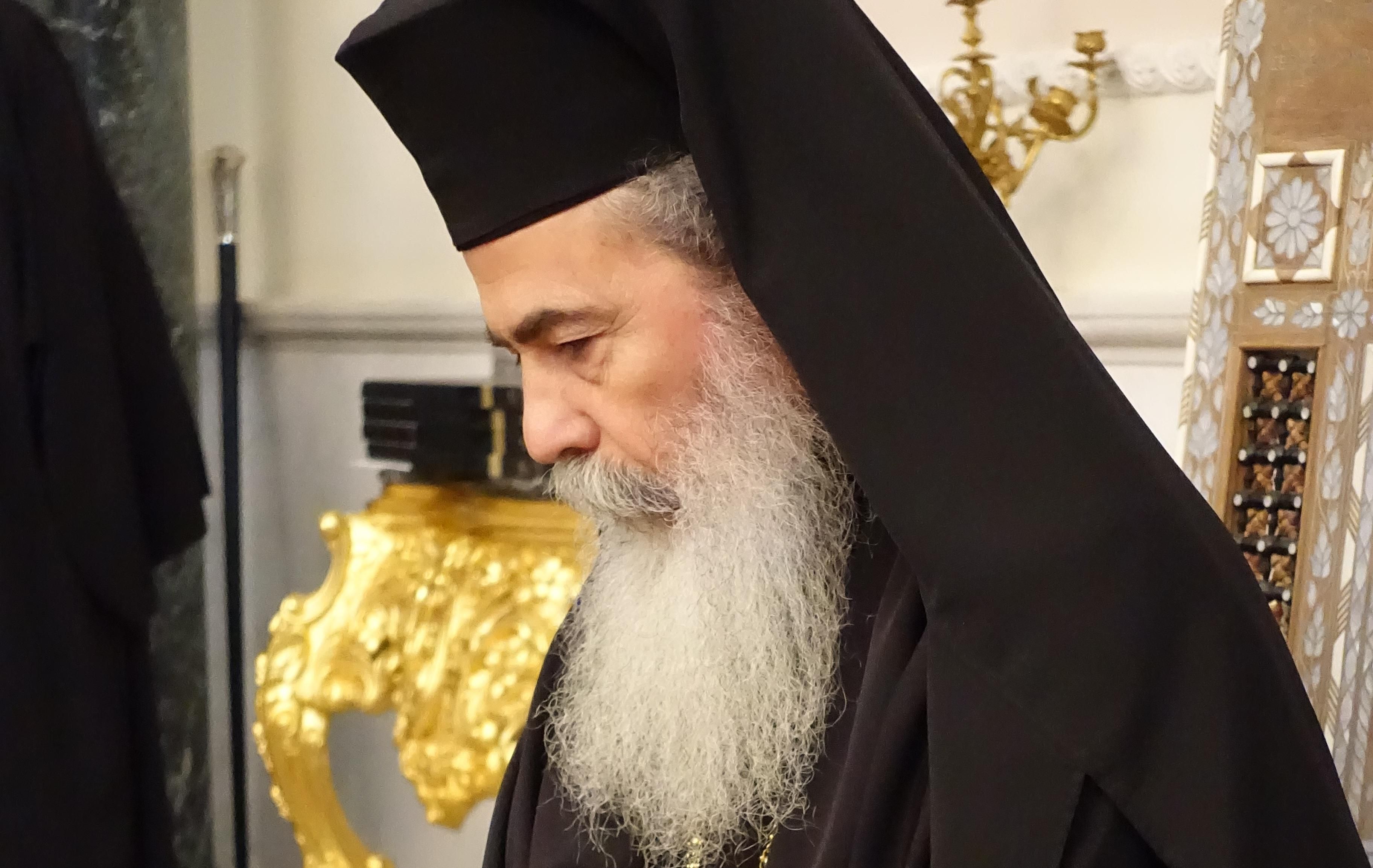 Иерусалимский патриарх принял просьбу молиться за мир в Украине Иерусалимский патриарх принял просьбу молиться за мир в Украине