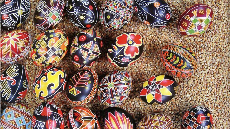 Карта писанок из разных регионов Украины Карта писанок из разных регионов Украины