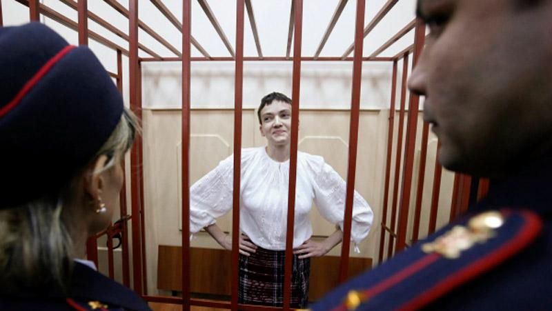 Савченко пришла в суд в вышиванке