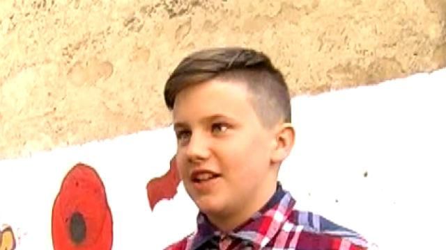 Патріотична стіна з'явилась у Чернівцях завдяки дитячій творчості Патріотична стіна з'явилась у Чернівцях завдяки дитячій творчості