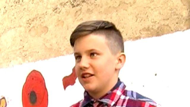 Патриотическая стена появилась в Черновцах благодаря детскому творчеству