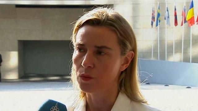 Федеріка Моґеріні прокоментувала трагедію, що трапилась у Середземному морі Федеріка Моґеріні прокоментувала трагедію, що трапилась у Середземному морі