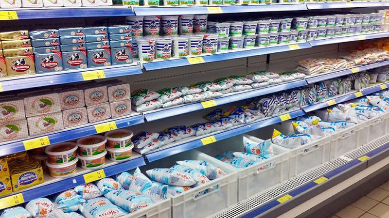 Терористи показали полиці своїх магазинів у Донецьку Терористи показали полиці своїх магазинів у Донецьку