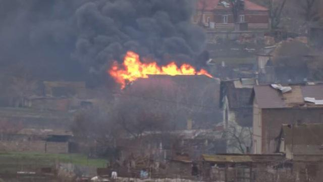 Террористы снова обстреливают Широкино, — полк "Азов"