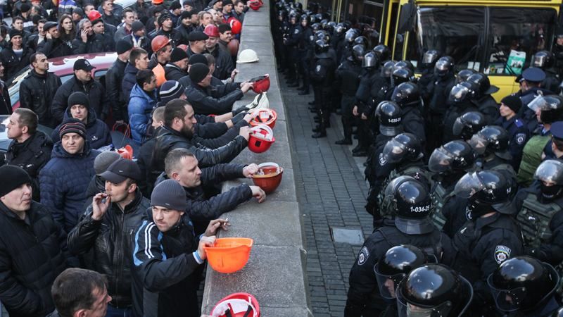 Шахтеры отправились пикетировать Минэнерго