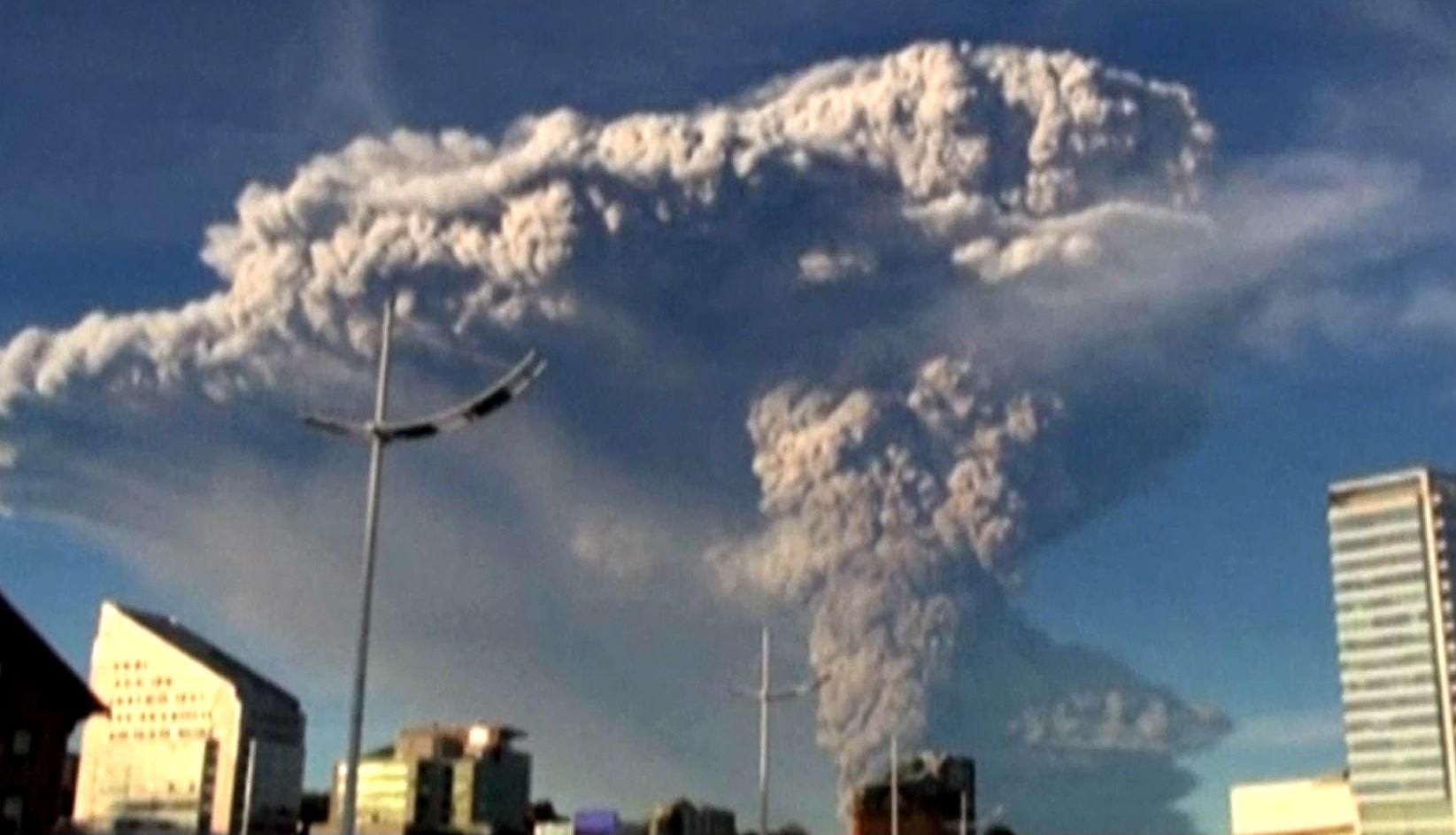 У Чилі несподівано почав діяти вулкан Кальбуко