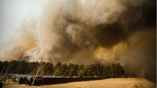 Площа пожеж у Росії зростає шаленими темпами Площа пожеж у Росії зростає шаленими темпами