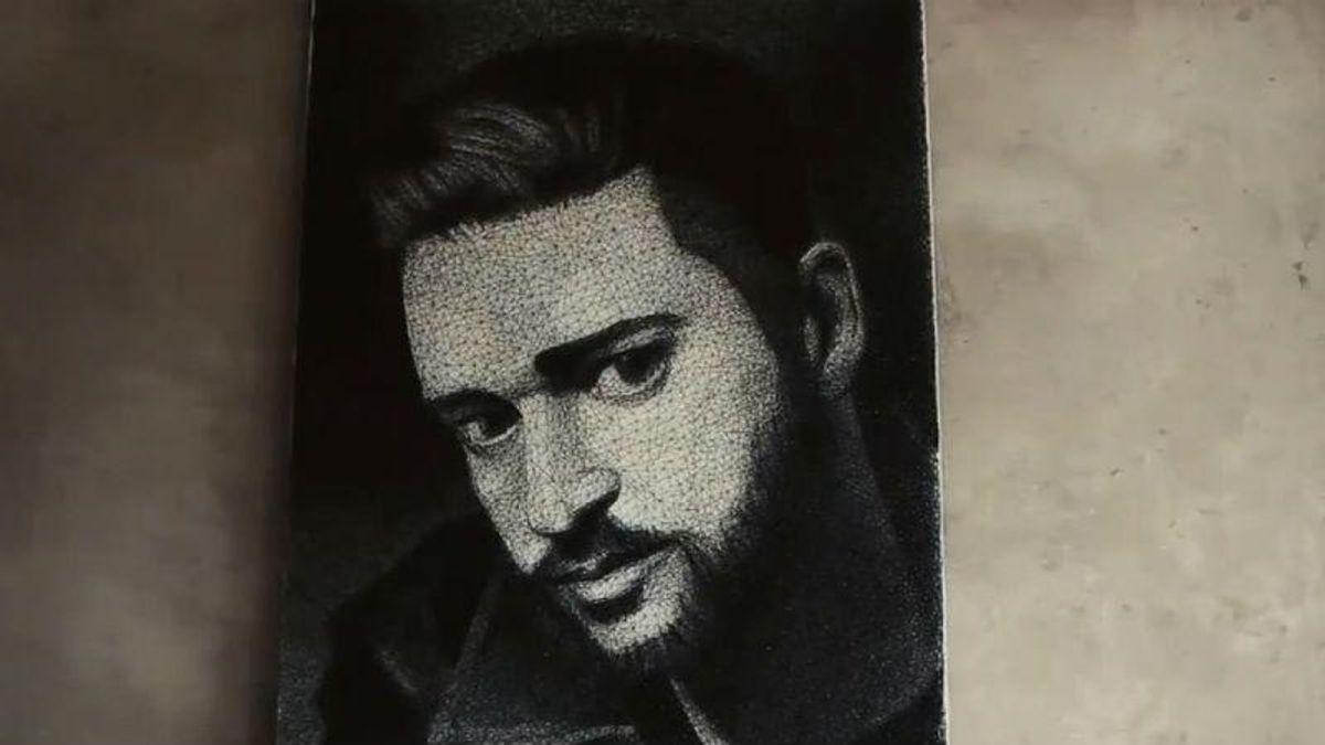 Украинский художник покорил Youtube портретом из гвоздей