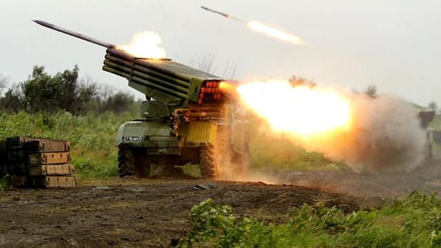 Бойовики сьогодні стріляли з усього, що мали Бойовики сьогодні стріляли з усього, що мали