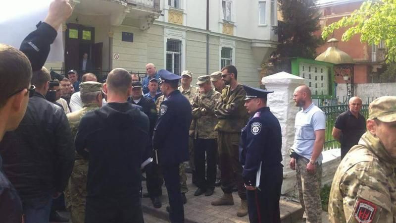 Во Львовской области протестуют против нового руководителя милиции