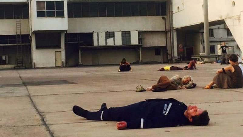 Фото дня: Шкиряк "притворяется мертвым" Фото дня: Шкиряк "притворяется мертвым"