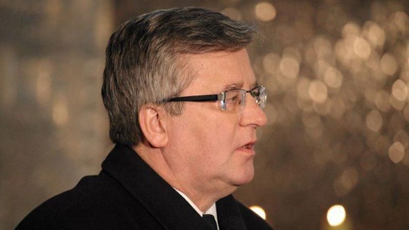 Коморовский боится, что война дойдет до Польши Коморовский боится, что война дойдет до Польши