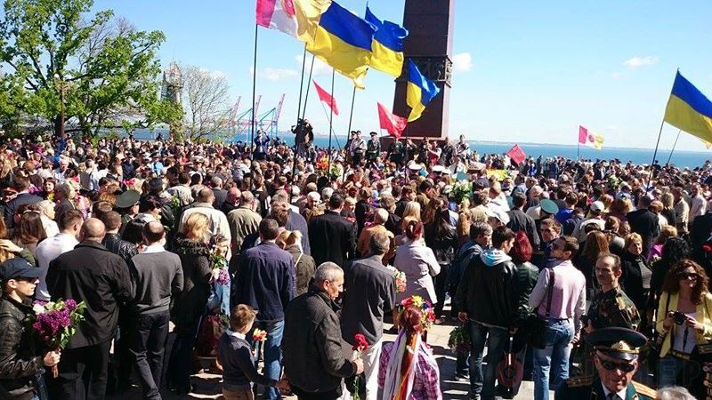 В Одессе ветеранов охраняют бойцы "Шторма"