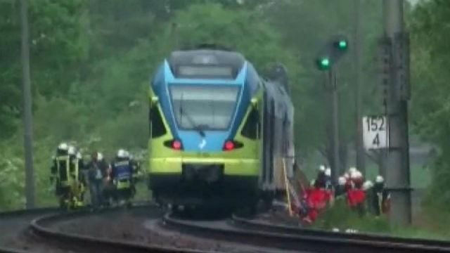 Железнодорожная авария в Германии: есть погибшие и раненые