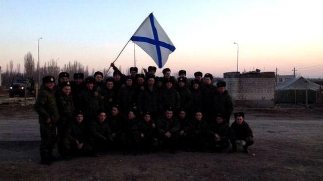 На границе с Украиной — подразделение войск Балтийского флота РФ, — блогер