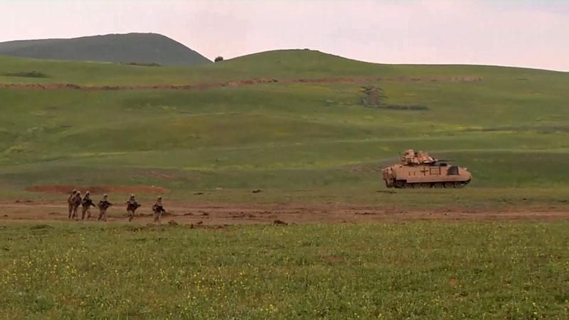 Возле Тбилиси проходят масштабные грузино-американские учения Возле Тбилиси проходят масштабные грузино-американские учения