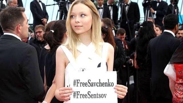У Каннах підтримали Савченко і Сенцова