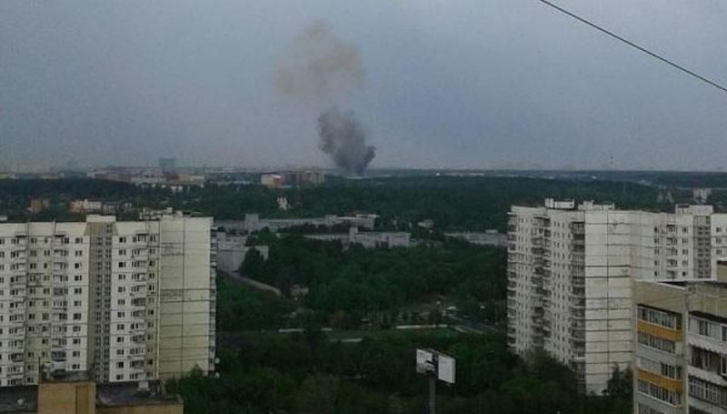 У Москві — потужний вибух і пожежа 