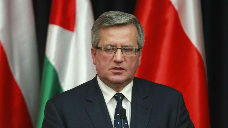 На президента Польши совершили покушение На президента Польши совершили покушение