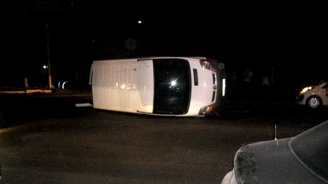 В Одесі джип з міліціонером зіштовхнувся з мікроавтобусом