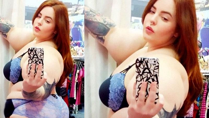 Пышная модель сфотографировалась в белье и купальниках Пышная модель сфотографировалась в белье и купальниках