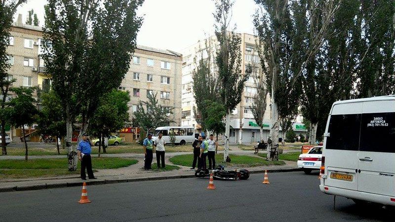 У Миколаєві мотоцикліст збив вагітну жінку