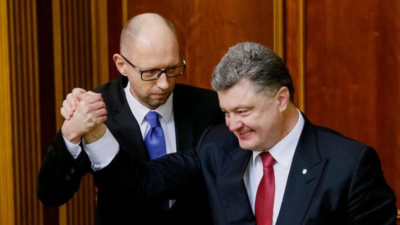 Яценюк хочет объединиться с Порошенко Яценюк хочет объединиться с Порошенко