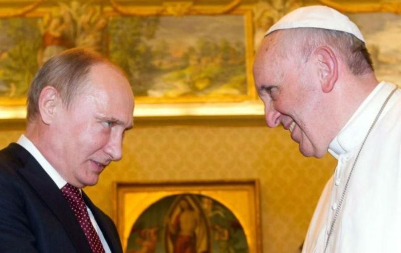 Путін та Папа Римський поговорять про війну в Україні