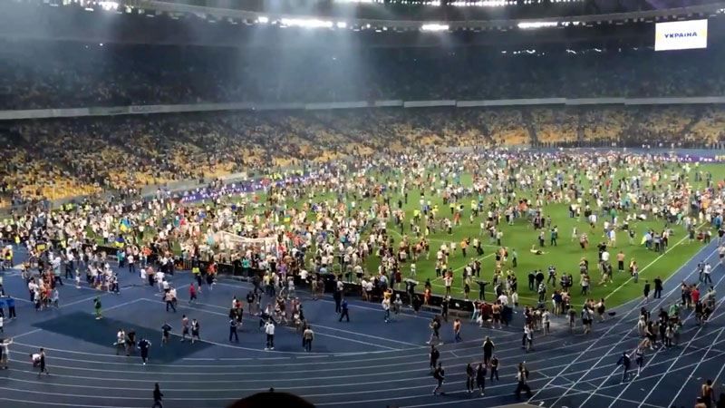 Вандали з "Олімпійського" можуть потрапити за ґрати Вандали з "Олімпійського" можуть потрапити за ґрати